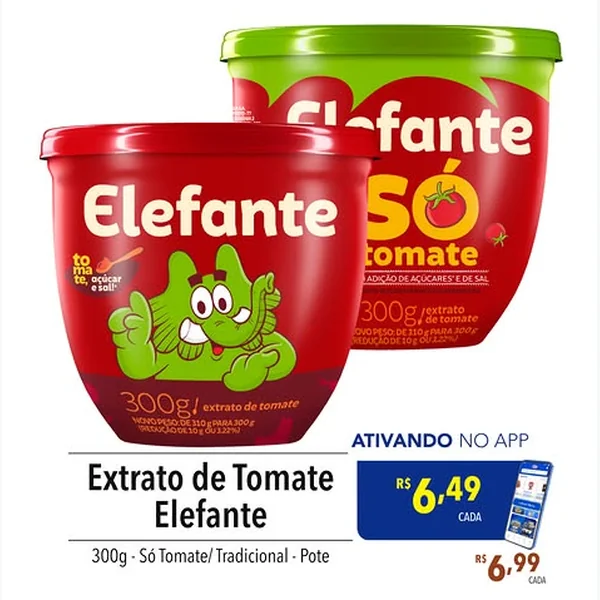 Extrato de Tomate Elefante 300 g
