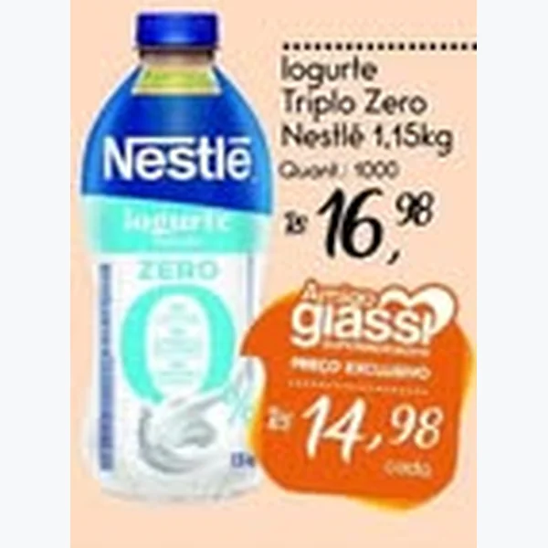 Recorte do encarte de Iogurte Triplo Zero Nestlé 1,15 kg
