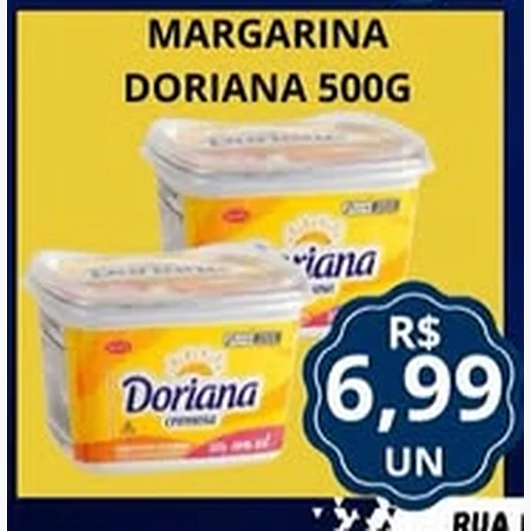 Recorte do encarte de Margarina Doriana 500 g