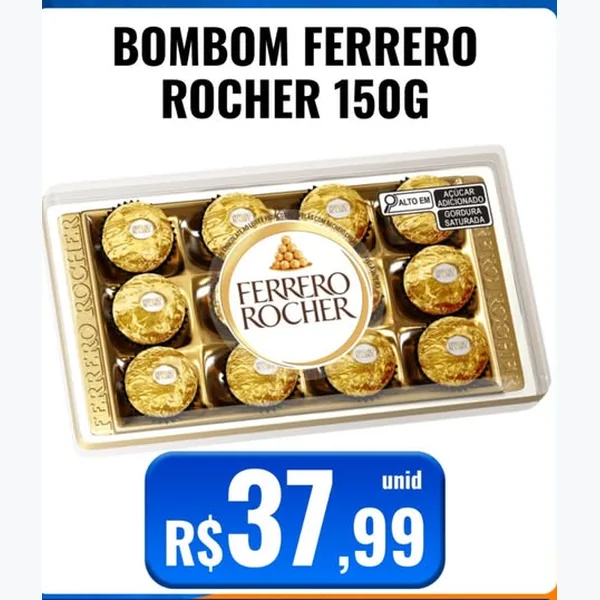 Bombom Ferrero Rocher 150 g