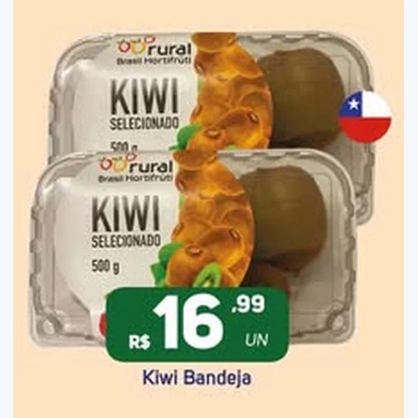 Recorte do encarte de Kiwi Selecionado Rural 500 g