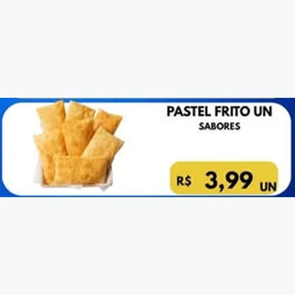 Recorte do encarte de Pastel Frito Sabores