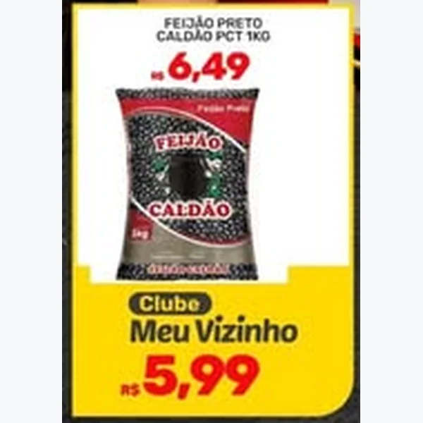 Feijão Preto Caldão 1 kg