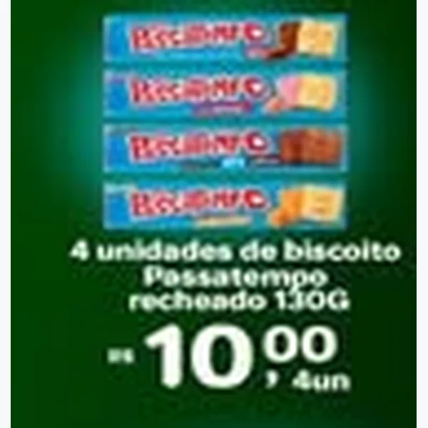 Biscoito Recheado Passatempo 130 g