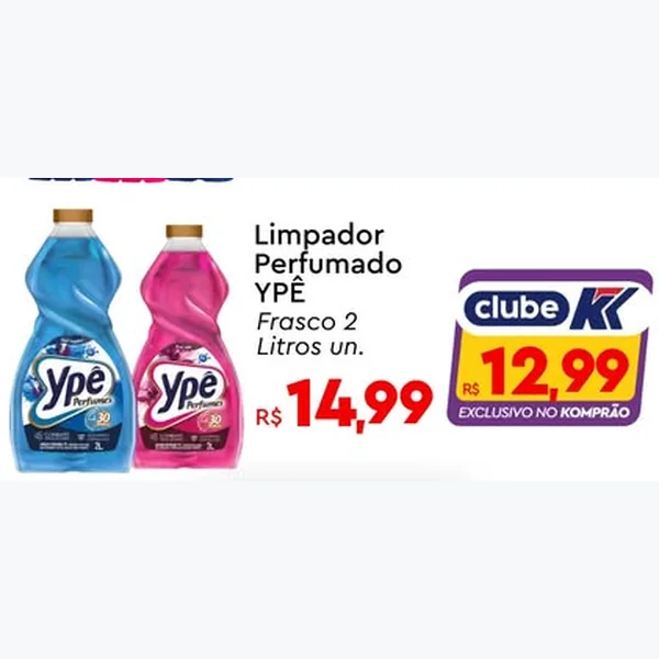 Limpador Perfumado YPÊ 2 L