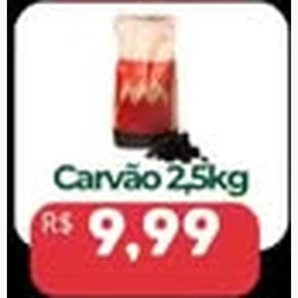 Recorte do encarte de Carvão 2,5 kg