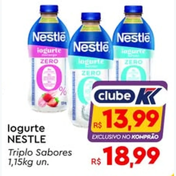 Iogurte Triplo Sabores Nestlé 1,15 kg