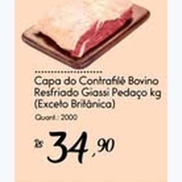 Capa do Contrafilé Bovino Resfriado Giassi