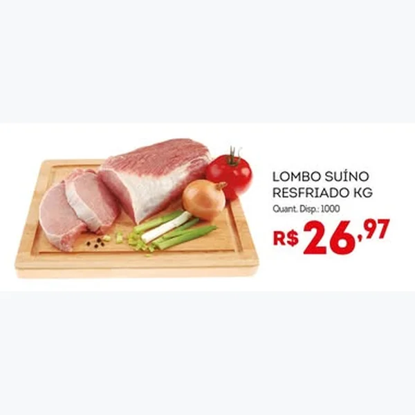 Recorte do encarte de Lombo Suíno Resfriado