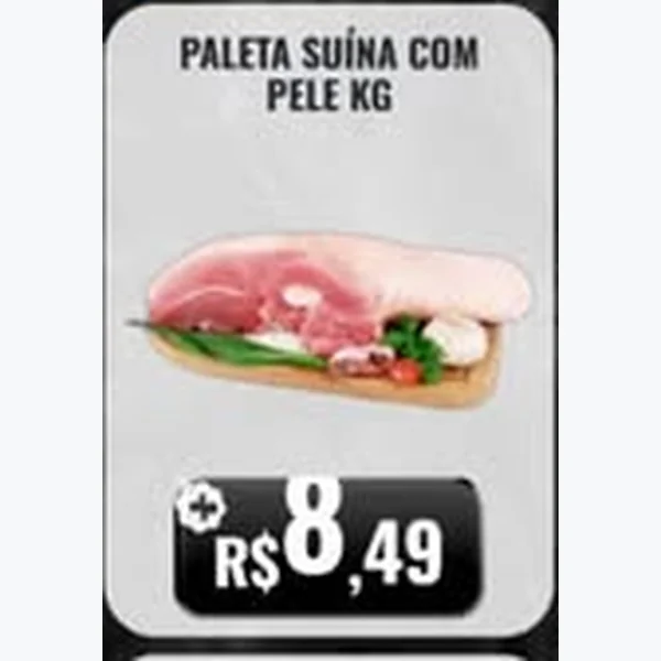 Paleta Suína com Pele