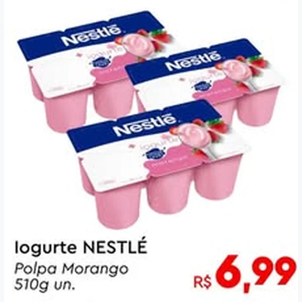 Iogurte Polpa Morango Nestlé 510 g