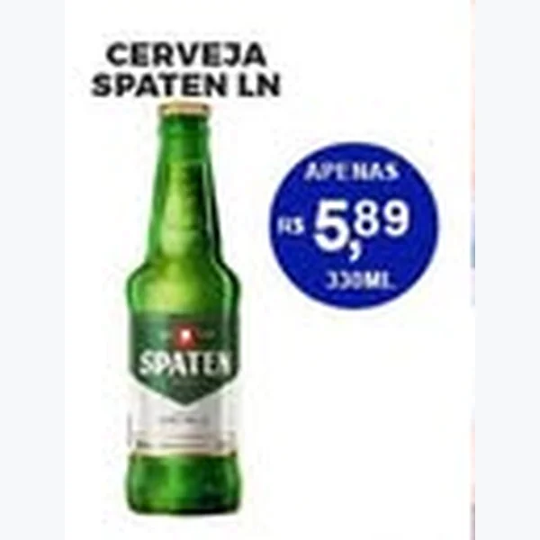 Recorte do encarte de Cerveja Spaten 330 ml