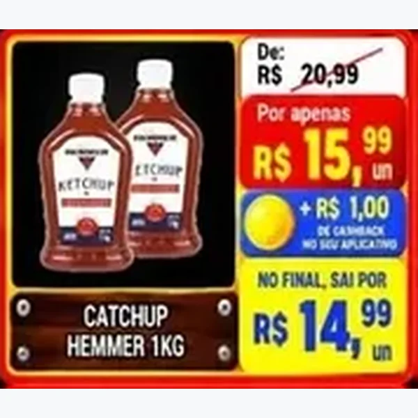 Recorte do encarte de Catchup Hemmer