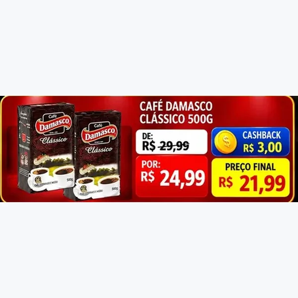 Café Clássico Damasco 500 g