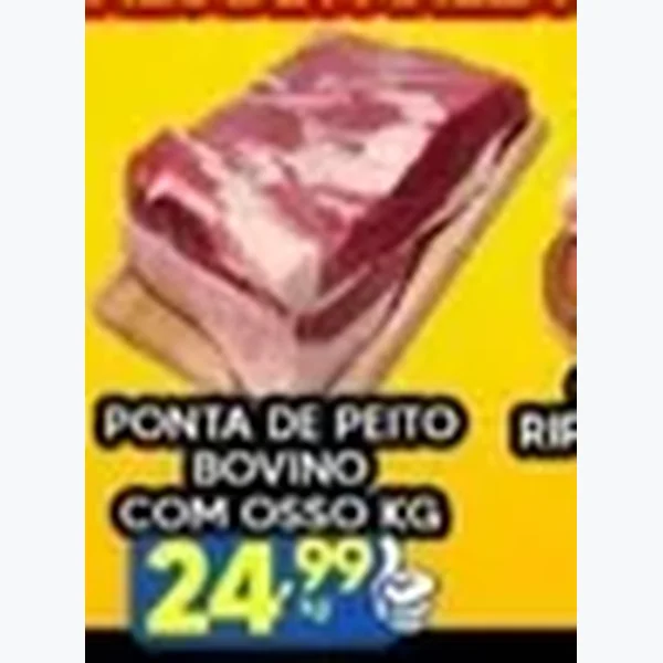 Ponta de Peito Bovino com Osso