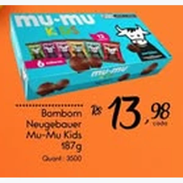 Recorte do encarte de Bambom Mu-mu Kids Neugebauer 187 g