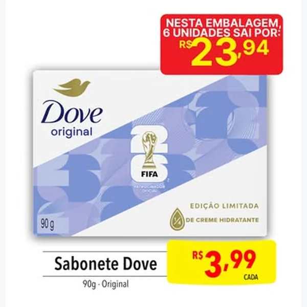 Sabonete Original Dove 90 g