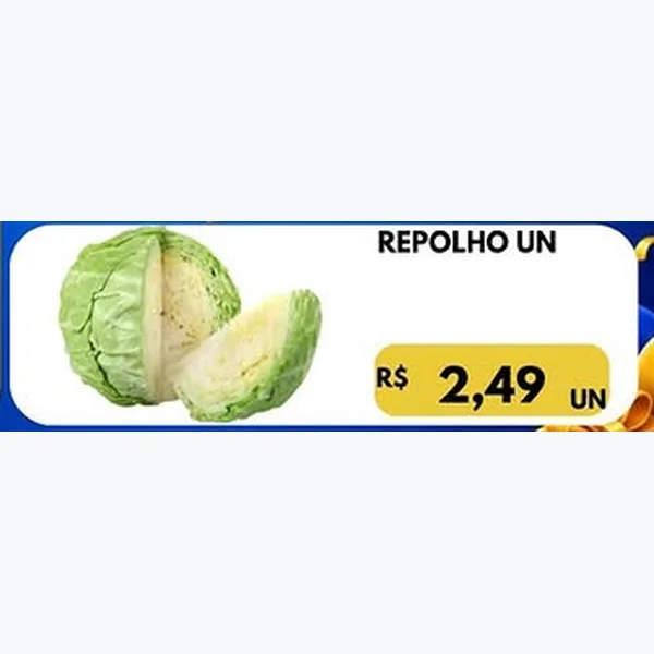 Recorte do encarte de Repolho