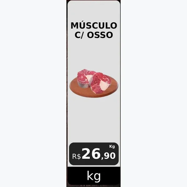 Músculo com Osso