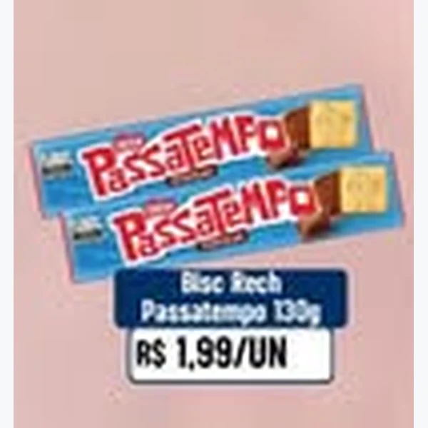 Biscoito Recheado Passatempo 130 g