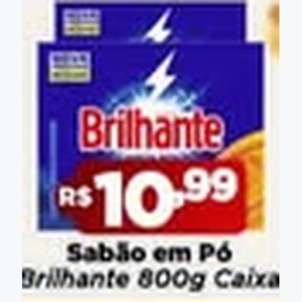 Sabão em Pó Brilhante 800 g