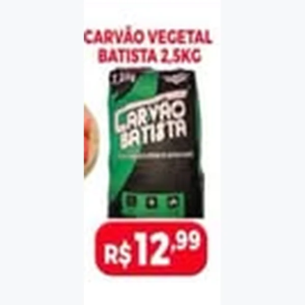 Carvão Vegetal Batista 2,5 kg