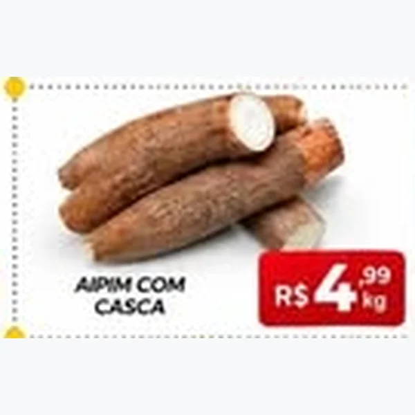 Recorte do encarte de Aipim com Casca
