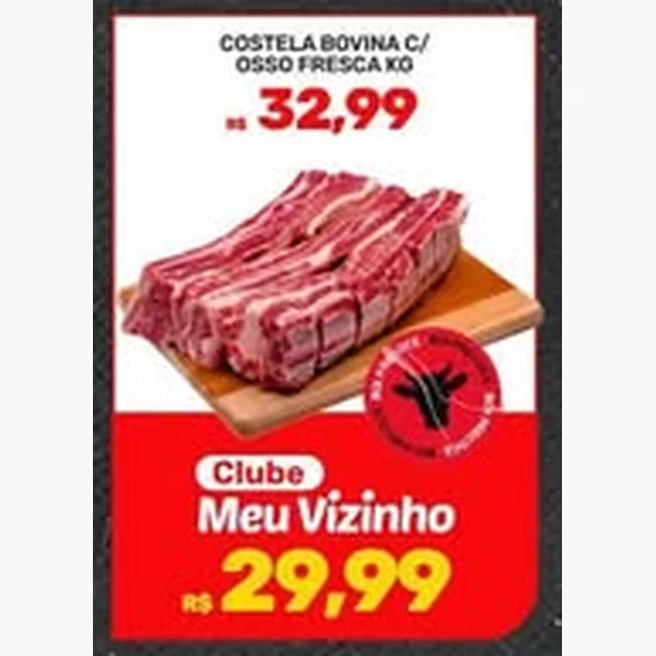 Costela Bovina com Osso Fresca