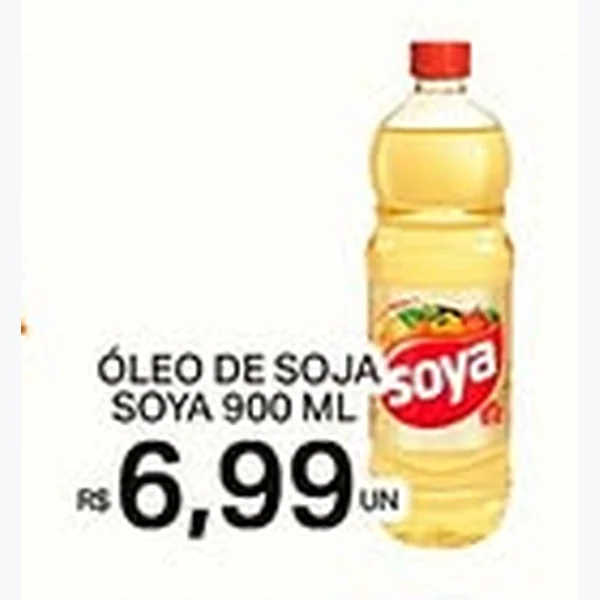 Recorte do encarte de Óleo de Soja Soya 900 ml