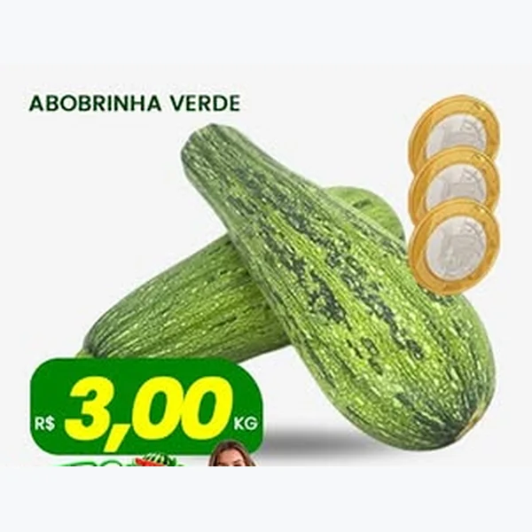 Recorte do encarte de Abobrinha Verde