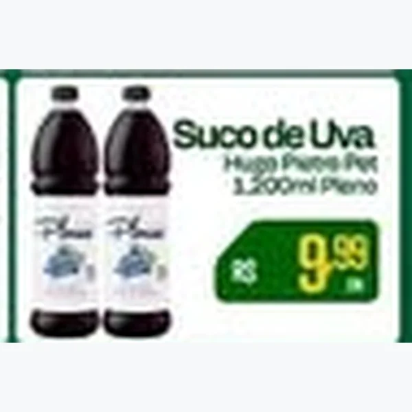 Recorte do encarte de Suco de Uva Hugo Pietro 1,2 L