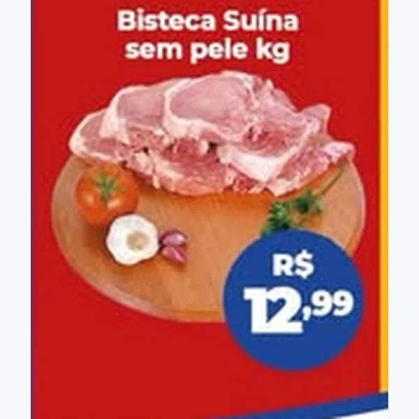 Bisteca Suína sem Pele