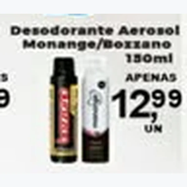 Recorte do encarte de Desodorante Aerosol Bozzano 150 ml