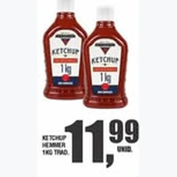 Recorte do encarte de Ketchup Tradicional Hemmer