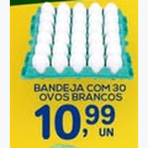 Recorte do encarte de Ovos Brancos 30 un