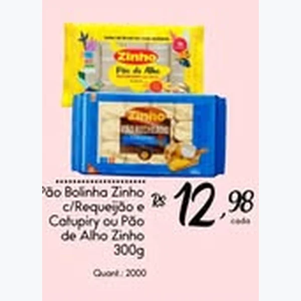 Recorte do encarte de Pão de Alho Zinho 300 g