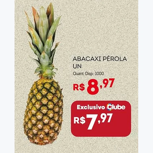 Recorte do encarte de Abacaxi Pérola