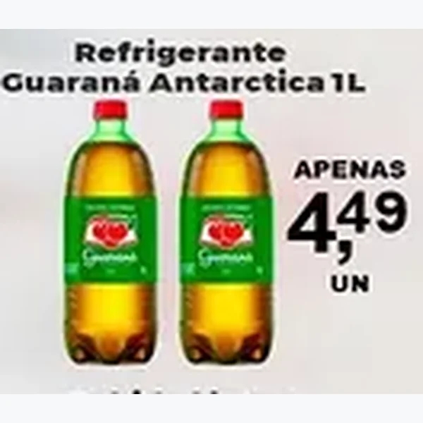 Recorte do encarte de Refrigerante Guaraná Antarctica 1 L