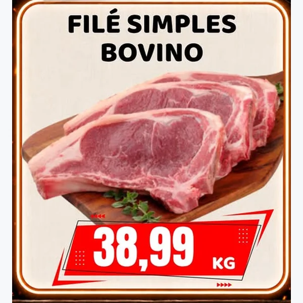 Filé Simples Bovino