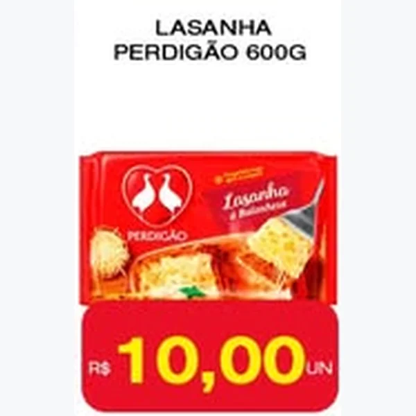 Recorte do encarte de Lasanha Perdigão 600 g
