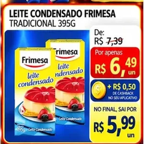 Leite Condensado Tradicional Frimesa 395 g