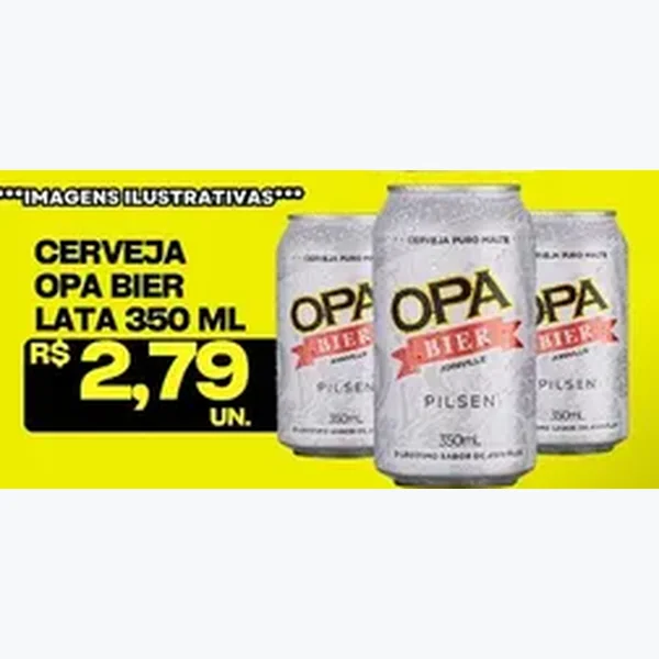 Cerveja Pilsen Opa Bier 350 ml