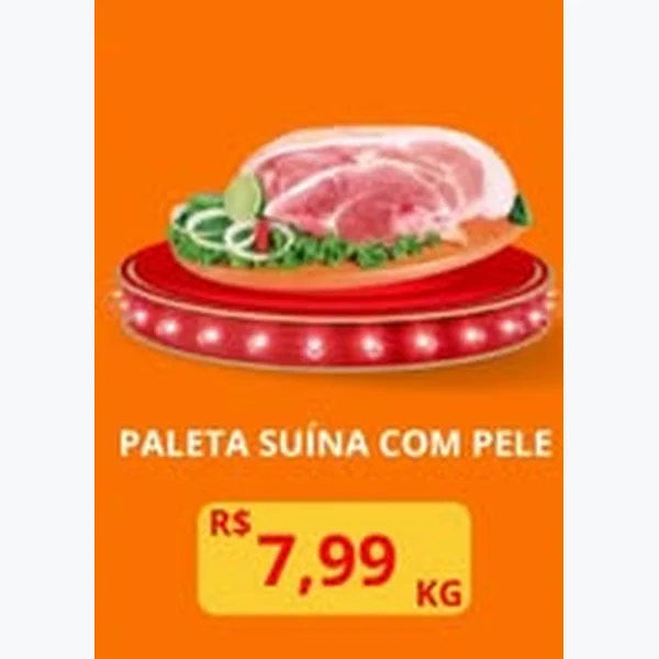 Paleta Suína com Pele