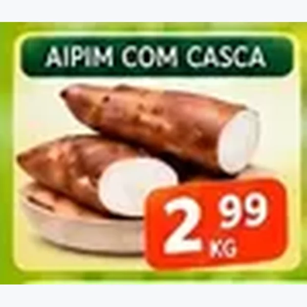 Aipim com Casca