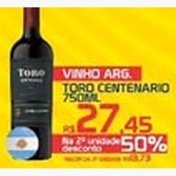 Vinho Toro Centenario 750 ml