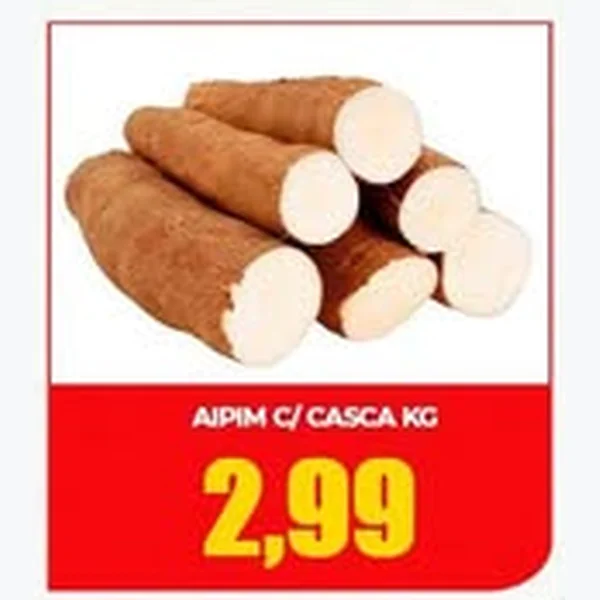 Recorte do encarte de Aipim com Casca
