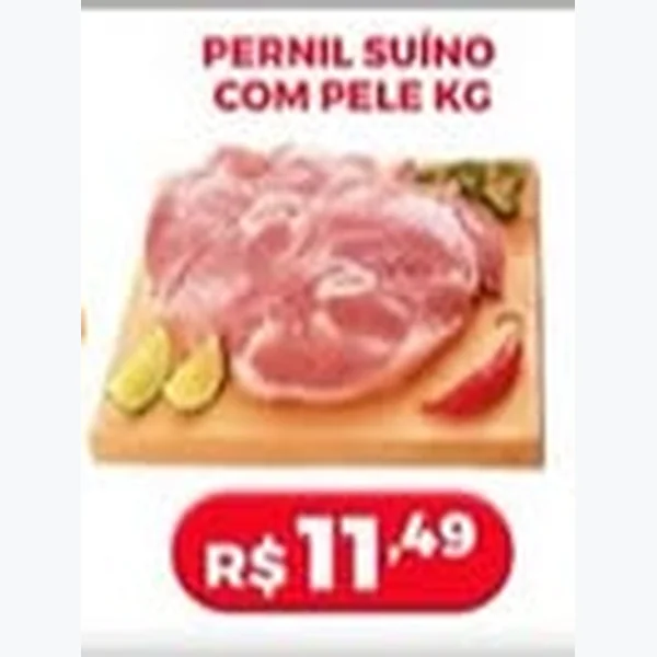 Pernil Suíno com Pele