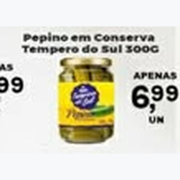 Pepino em Conserva Tempero do Sul 300 g