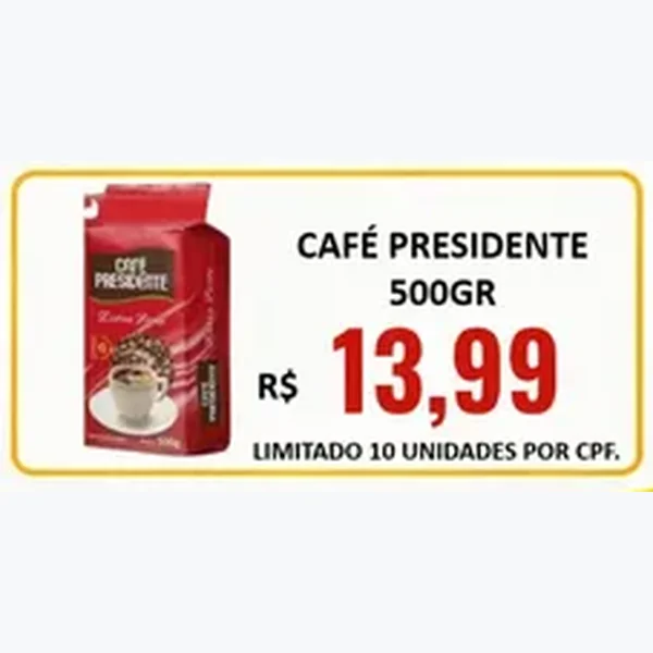 Café Extra Forte Presidente 500 g