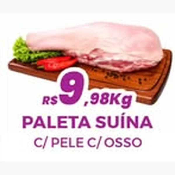 Paleta Suína com Pele com Osso